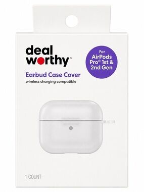 Clear Earbud Case Cover for AirPods Pro 1st & 2nd Gen